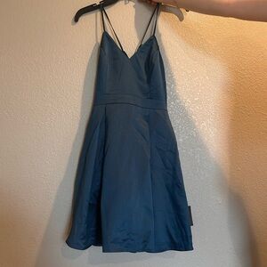 Lulu's Deep Blue Mini Dress